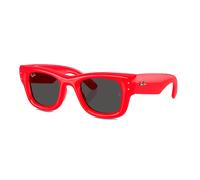 Ray - Ban Unisex RB4940 WAYFARER PUFFER 683187 Lunettes de soleil Nylon Rouge Noir Carré Normale