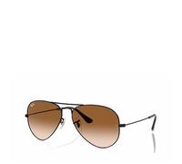 Ray - Ban Unisex Ray - Ban RB3025 AVIATOR 002/51 Lunettes de soleil Métal Noir Marron Pilote Normale