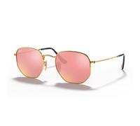 Ray-Ban Lunettes de soleil pour femmes Rb3548n hexagonal 001/z2 gold copper flash