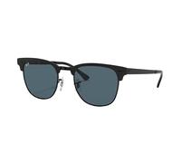 Ray - Ban Unisex RB3716 CLUBMASTER METAL 186/R5 Lunettes de soleil Métal Noir Bleu Carré Normale