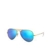 Ray-Ban Lunettes de soleil RB3025 Or verres marron miroir bleu Indice 3