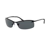 Ray-Ban Hommes Lunettes de soleil - RB3183 - 002/81 - 63mm - Noires, Rectangulaire