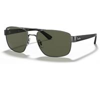 Ray-Ban Lunettes de soleil RB3663 004/58 Homme Monture métal Gris G15 Polarisées Géométrique