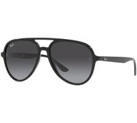 Ray-Ban Lunettes de soleil RB4376 601/8G Pilote injecté Noir Verres gris ombré Unisexe