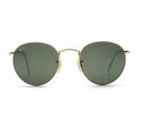 Ray-Ban Lunettes de soleil RB3447 Round 001 Or, Verres G-15 Vert, Mixte