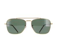 Ray-Ban Lunettes de Soleil RB3636 New Caravan 919631 Doré Vert