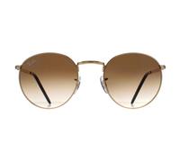 Ray-Ban Lunettes de Soleil RB3637 New Round 001/51 or Brun Dégradé 50mm
