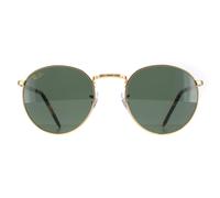 Ray-Ban Lunettes de Soleil RB3637 New Round 919631 or Vert 50mm