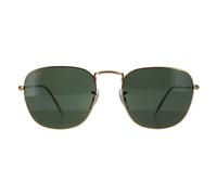 Ray-Ban Lunettes de Soleil RB3857 Frank 919631 Or G-15 Vert 54mm
