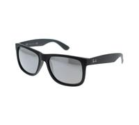 Ray Ban - RB4165 Justin Color Mix Mat Rubber Black Silver Grey Mirror - 54 - Lunettes de soleil