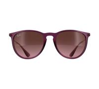 Ray-Ban Lunettes de Soleil RB4171 Erika 659114 Violet Transparent Marron Dégradé