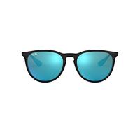 Ray-Ban Femmes Lunettes de soleil - ERIKA - RB4171 - 601/55 - 54mm - Noires, Panto, miroité, mirrored