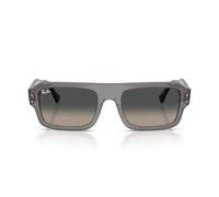 Ray-Ban Lunettes de soleil rectangulaires unisexes anti-UV - 0RB4454, Gris, M