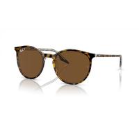 Ray - Ban Unisex RB2204 139357 Lunettes de soleil Acétate Marron Marron Pantos Polarisé