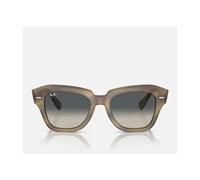 Ray-Ban - Lunettes de Soleil Style Carré State Street Rb2186 - unisex - Accessoires - Vert - Taille: 49 MM