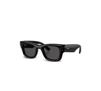 Ray - Ban Unisex Ray - Ban RB4940 WAYFARER PUFFER 601/87 Lunettes de soleil Nylon Noir Noir Carré Normale