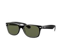 Ray-Ban Lunettes de Soleil, Unisexe, Adulte, 52 mm, Couleur de monture: Noir,Transparent/Verres: Vert (Green Classic G-15)