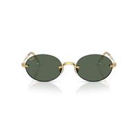 Ray-Ban Lunettes de soleil unisexe EVOLUTION Rimless, Arista Gold - Vert foncé, 54 mm