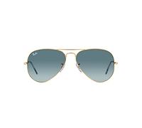 Ray-Ban Lunettes de soleil unisexe RB3025 AVIATOR LARGE METAL 001/3M couleur Or bleu verres 62 mm