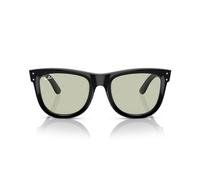 Ray-Ban Lunettes de soleil unisexe Rbr0502s Wayfarer Reverse, Noir/vert clair, 53 mm
