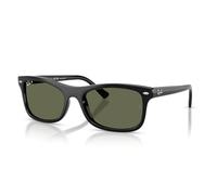 Ray-Ban Lunettes de soleil unisexes ESSENTIALS Full Rim, Noir - Vert polarisé, 54 mm