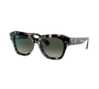 Ray - Ban Unisex RB2186 STATE STREET 133371 Lunettes de soleil Acétate Tortue Gris Carré Normale Ombré