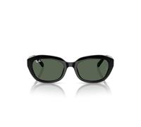 Ray-Ban Lunettes de soleil unisexes pour enfant Rj9081s, Noir/vert foncé, 48 mm