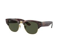 Ray-Ban Unisex Sunglass RB0316S Mega Clubmaster - Couleur du Monture: Haut Écaille de tortue sur Doré, Couleur de Lentille: Vert G-15