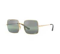 Ray-Ban Lunettes de soleil unisexes RB1971 001/G4 T54 Square Chromance Polarized 145 2P