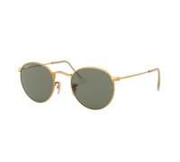 Ray-Ban Lunettes de soleil unisexes Rb3447 round metal 001/58 gold polar green