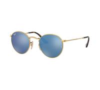 Ray-Ban Lunettes de soleil unisexes RB3447N Round Flat Lenses 001/9O