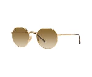 Ray-Ban Lunettes de soleil unisexes RB3565 001/51 T53 Jack Metal