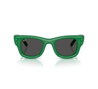 Ray-Ban Lunettes de soleil unisexes Rb4940 Wayfarer Puffer Blacked Out par A$ap Rocky Sunglasses, Vert/noir ultra, 47 mm