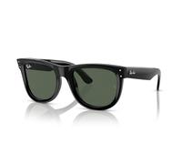 Ray-Ban Rbr0502s Wayfarer Reverse, Lunettes de Soleil Mixte, Noir/Vert foncé, 53 mm