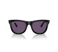 Ray-Ban Lunettes de soleil unisexes Rbr0502s Wayfarer Reverse, Noir/violet, 53 mm
