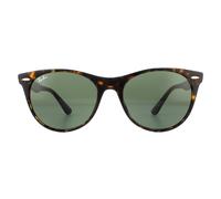 Ray-Ban Lunettes de Soleil Wayfarer II Rb2185 902/31 Tortue Vert Classique G-15
