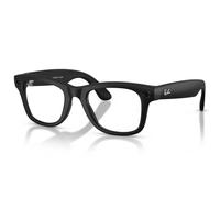 Ray - Ban Unisex Ray - Ban Meta RW4012 Wayfarer 601SSB - GEN 2 Montures optiques Injecté Noir Transparent Carré Anti-lumière bleue Antireflet