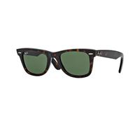 Ray-Ban Femmes Lunettes de soleil 'Wayfarer 0RB2140' noir / marron, Gris 50