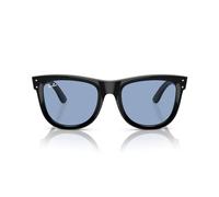 Ray-Ban Lunettes de soleil Wayfarer Reverse Square Rbr0502s, Noir-bleu ciel, 53 mm