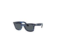 Ray-Ban Lunettes de soleil RB2140 Wayfarer 1361R5 Unisexe Acétate Bleu Carré Normale