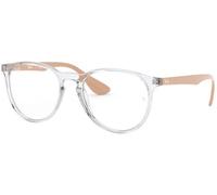 Ray - Ban Femme Ray - Ban RX7046 ERIKA 5953 Montures optiques Injecté Transparent Transparent Ronde Normale