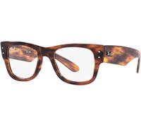 Ray - Ban Unisex Ray - Ban RX0840V MEGA WAYFARER 2144 Montures optiques Acétate Marron Transparent Carré Normale