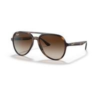 Ray-Ban Lunettes de soleil unisexe RB4376 Injecté Tortue marron Pilote Normale Ombré 710/13