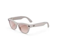 Ray-Ban | Lunettes intelligentes Meta, Gris craie brillant/rose cannelle, Regular