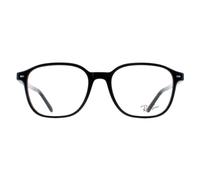 Ray-Ban Lunettes Monture RX5393 Leonard Carré Noir Unisexe Plastic 51mm