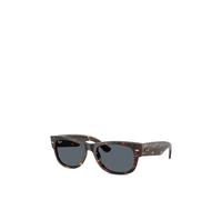 Ray - Ban Unisex Ray - Ban RB0832S MEGA WAYFARER II 902/R5 Lunettes de soleil Acétate Tortue Bleu Carré Normale