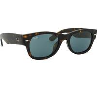 Ray - Ban Unisex Ray - Ban RB0832S MEGA WAYFARER II 902/R5 Lunettes de soleil Acétate Tortue Bleu Carré Normale