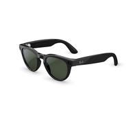 RAY-BAN Meta Gen 2 Headliner - Lunettes Connectées IA - Noir Brillant | Caméra 12 MP, Vidéo 3K Ultra HD, Commande Vocale, Batterie 8H, App Meta AI - Verres Transitions® Transparent à Vert Graphite