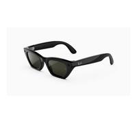 RAY-BAN Meta Gen 3 Zena - Lunettes Connectées IA - Noir Brillant | Plus de 8 h de batterie, 6 microphones, monture fine - verres polarisés G15 Vert
