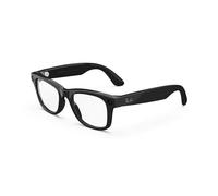 META Ray-Ban Lunettes connectées Wayfarer Noir brillant Transparent